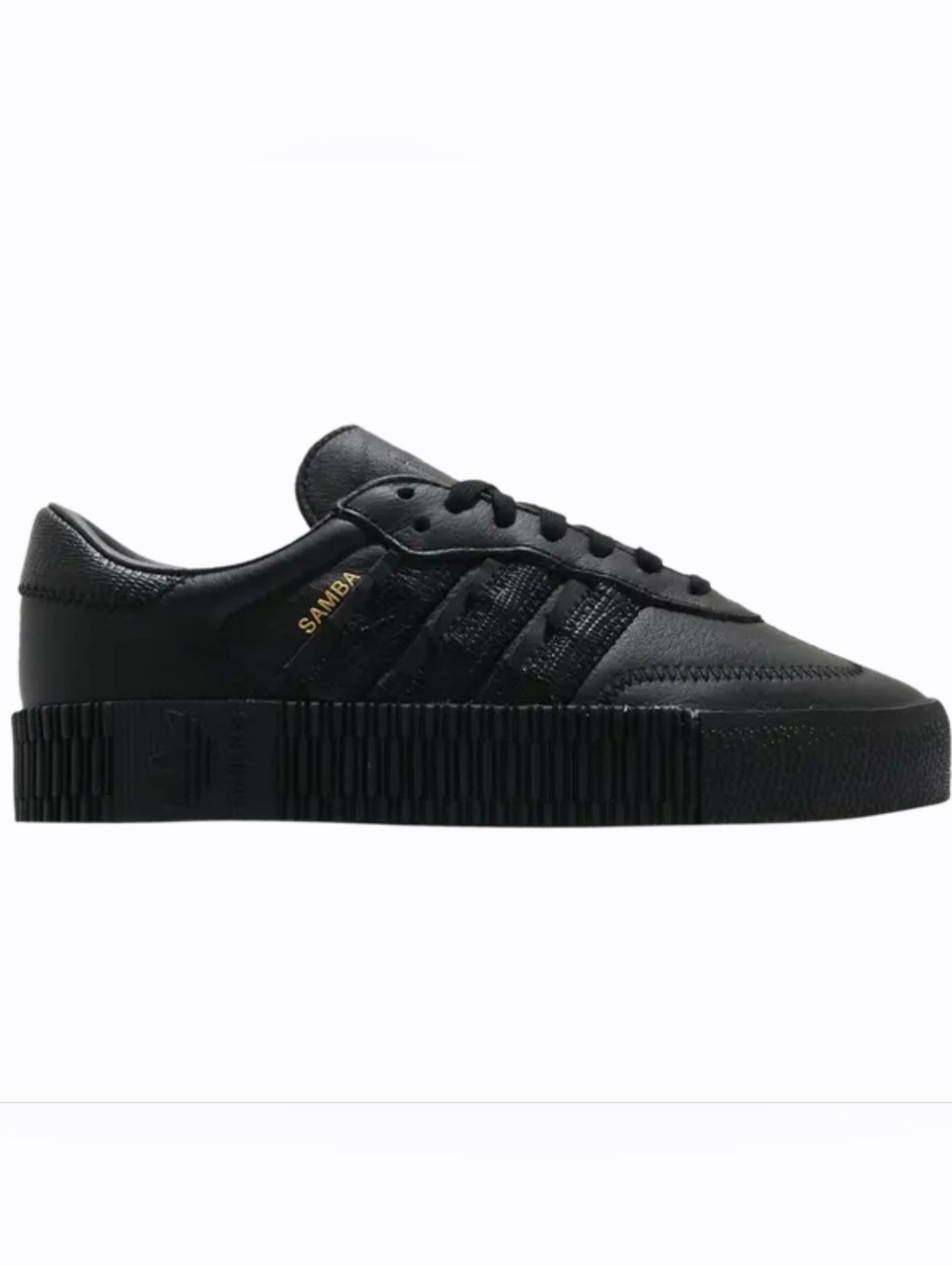 J KOO x adidas Womens Sambarose All Black
